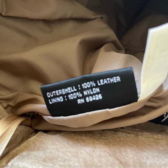 NWT Vintage Maxima Wilsons 100% leather skirt equestrian size 4 - Picture 6 of 14